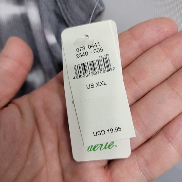 Aerie | grey and white striped tank top BNWT - Picture 3 of 3
